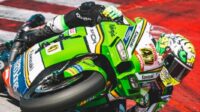 Tim Resmi Kawasaki ZX-10RR Tarik Perhatian Dalam Uji Coba Di Barcelona Bersama Axel Bassani