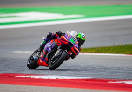 Franco Morbidelli Terjatuh